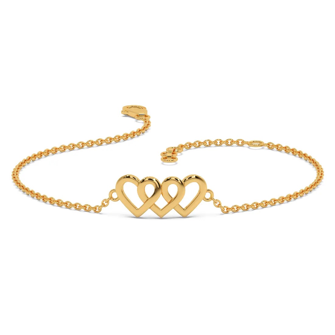 Twin Heart Bracelet