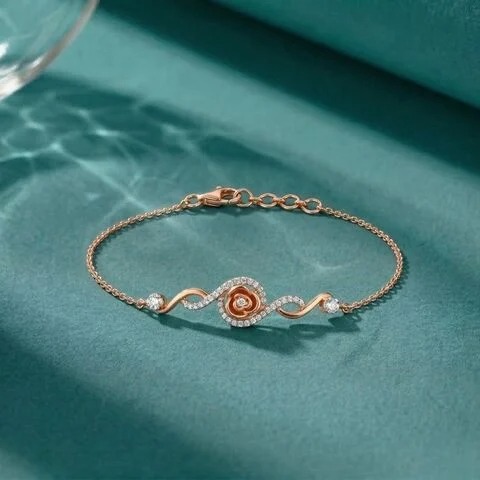 Rose Flower Bracelet