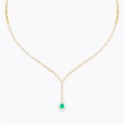 Emerald Drop Necklace