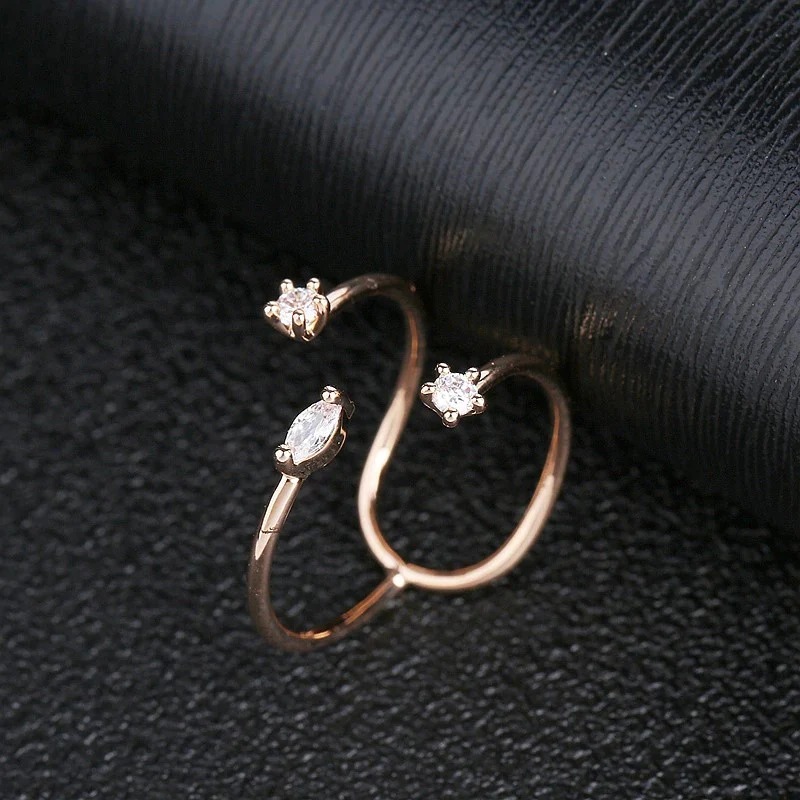 Marquise Open Ring